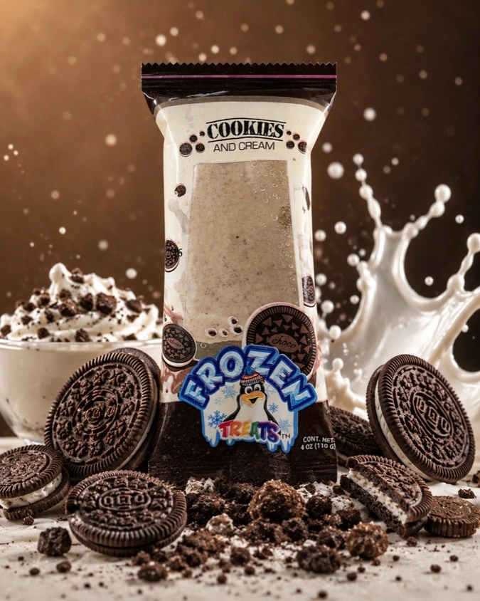Cookies and Cream Frozen Treats paleta