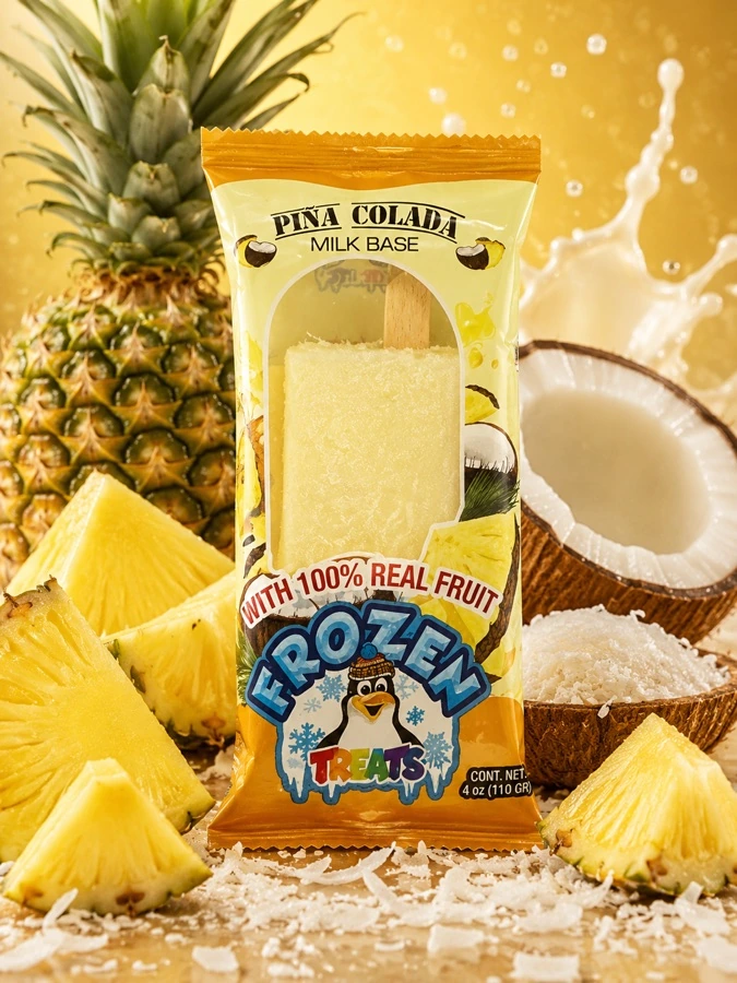 Pina Colada Frozen Treats paleta